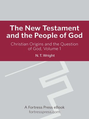 cover image of Christian Origins and the Question of God, Volume 1